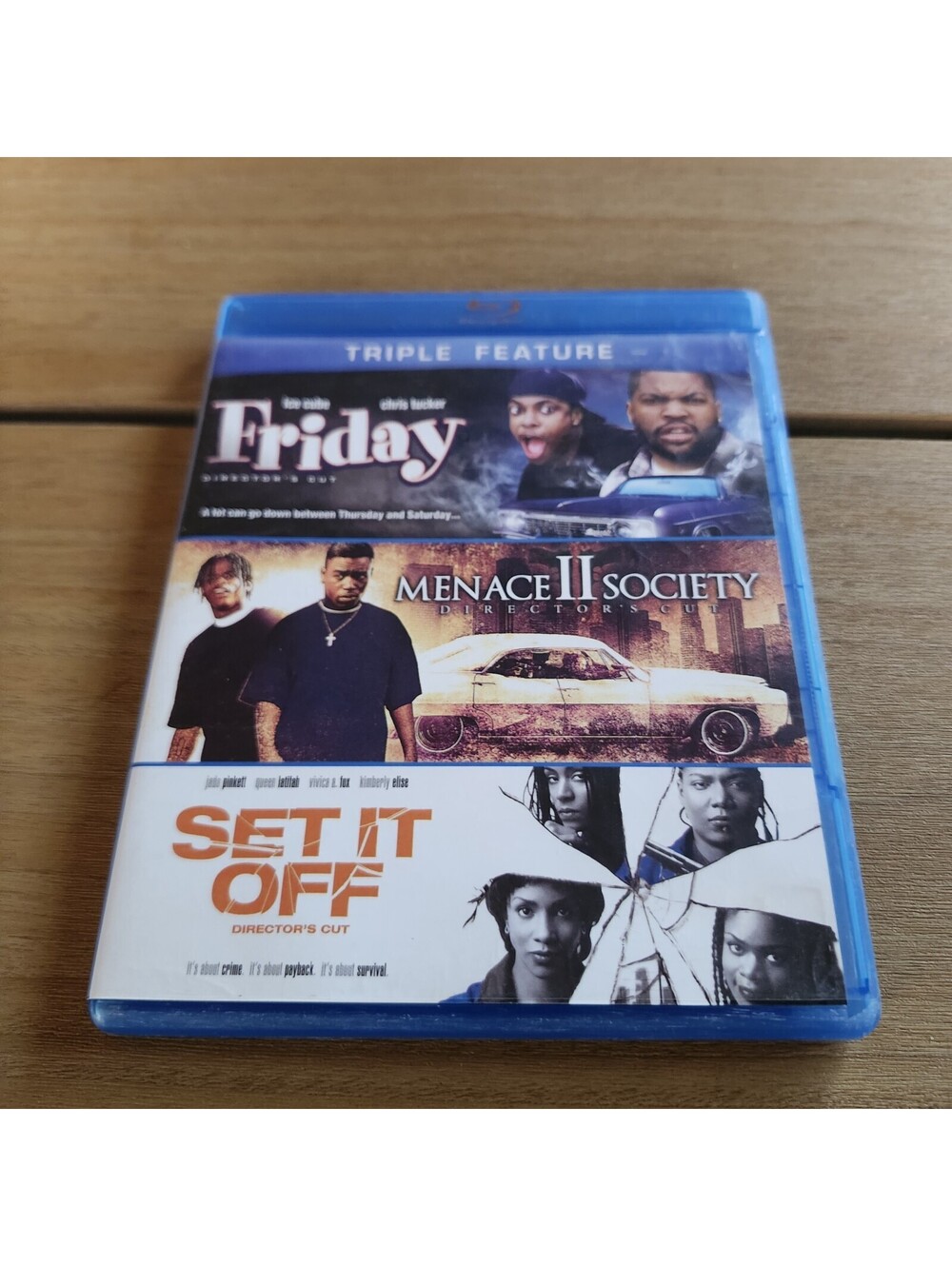 FRIDAY / SET IT OFF Blu-ray (Missing Menace II Society Disc)